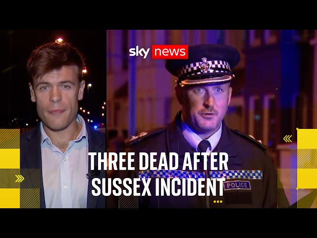 Three dead after incident in Shoreham, police say