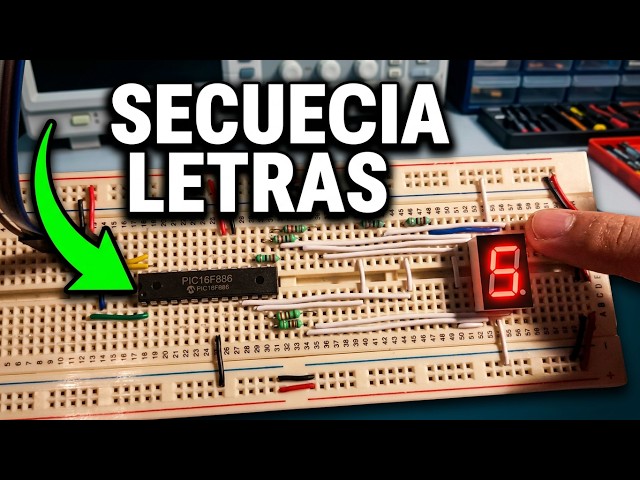 Secuencia de letras en display de 7 segmentos | PIC16F886 mikroC
