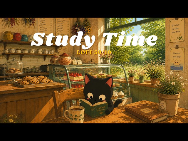 Lofi Study Session 2-Hour | Deep Focus & Productivity 2026 Bakery | Pomodoro 50/10 🥐