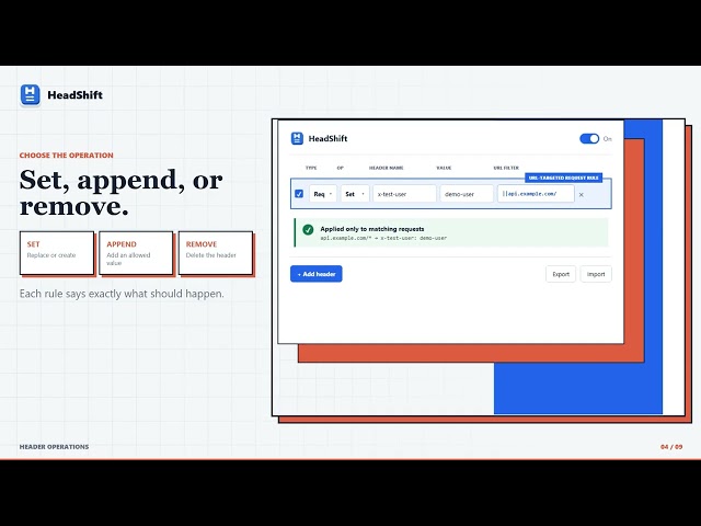 ModHeader Alternative: Edit HTTP Headers with HeadShift