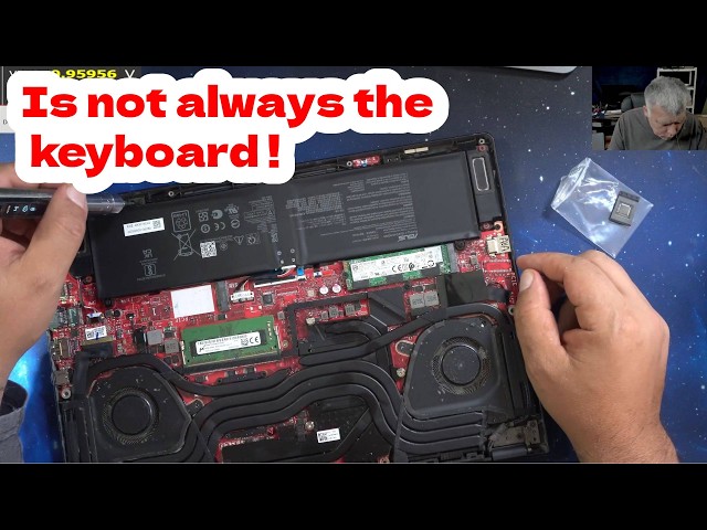 Asus ROG Zephyrus GU603 keyboard not working, no, is not the keyboard, but the kb controller it8252