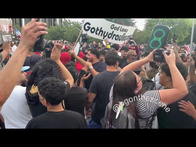 LIVE: Protest in Dearborn, Michigan Near Henry Ford Centennial Library