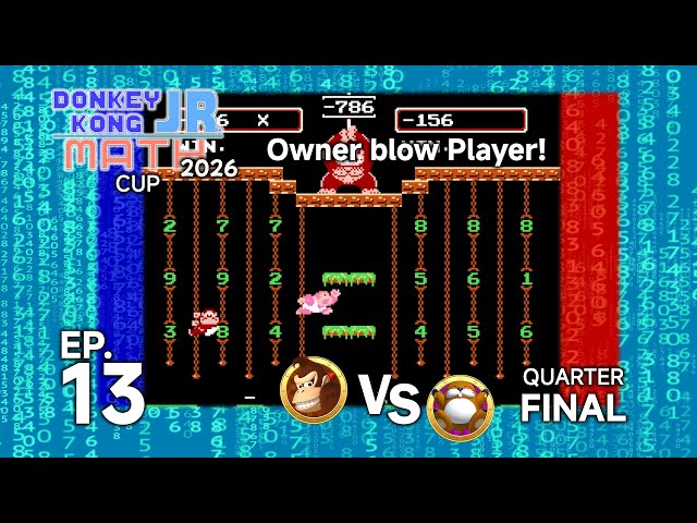 BCG Donkey Kong Jr. Math 2026 Cup EP 13 Quarter-Final - Donkey Kong VS Monty Mole