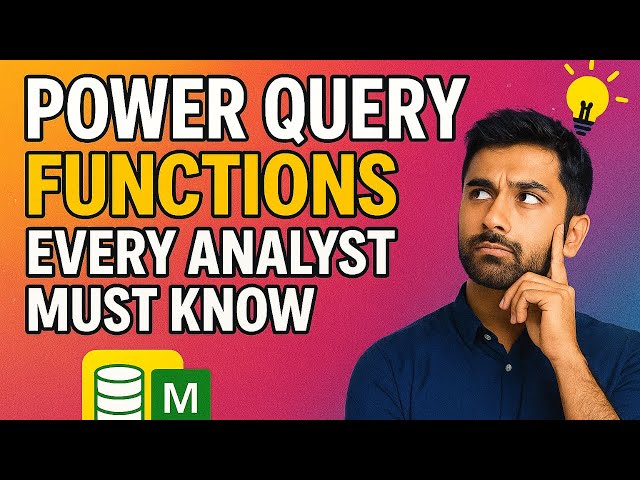 Top 10 Power Query Functions for Analysts