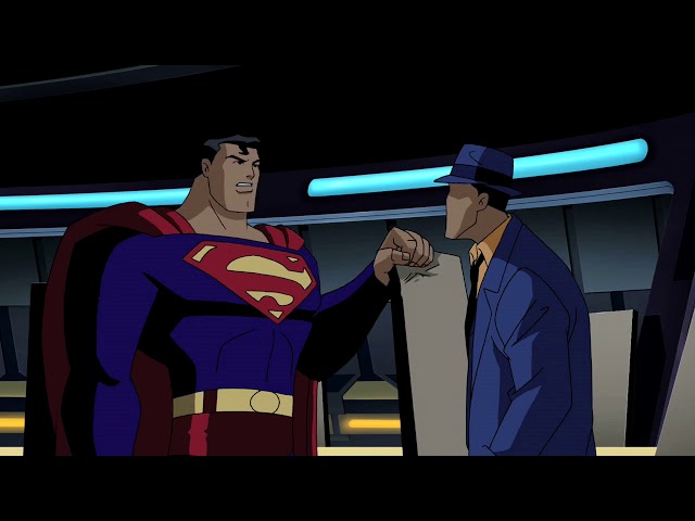 Question talks to Superman