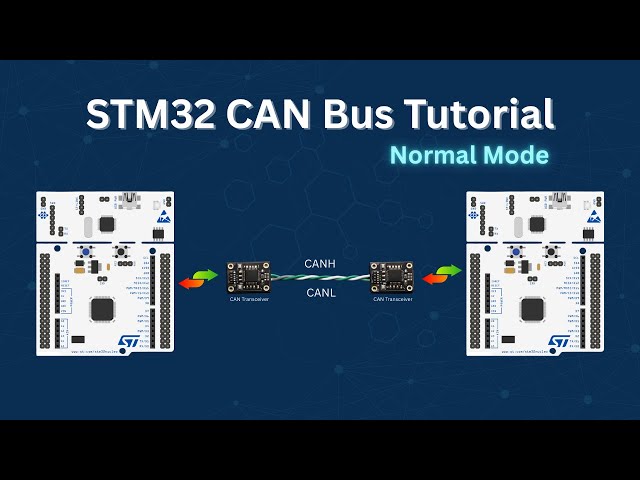 STM32 CAN Communication Explained | Send & Receive Data Between Two Microcontrollers