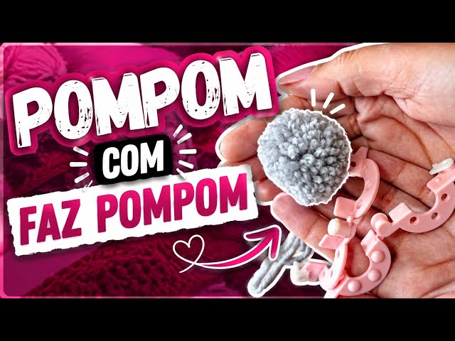 How to make a pom-pom with a pom-pom maker