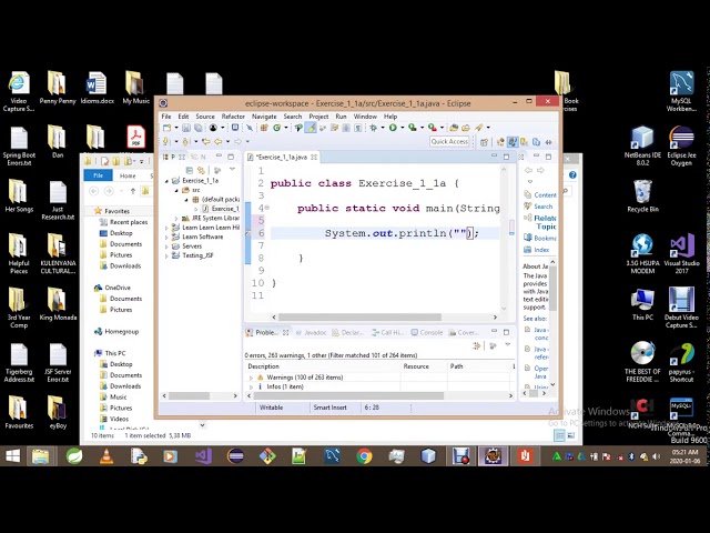 Introduction To Java Programming  Exercise 1 1a