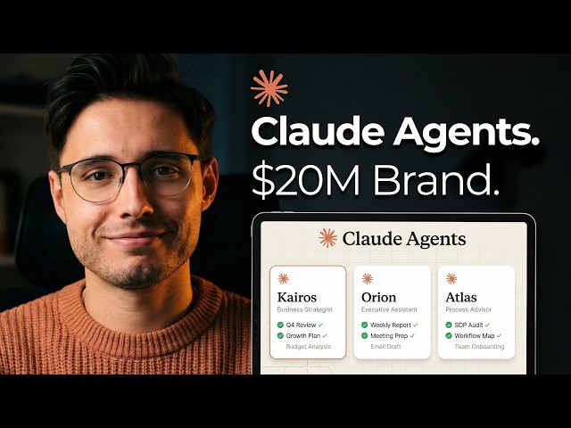 Building AI Agents in Claude for a $20M Brand (Full Case Study)