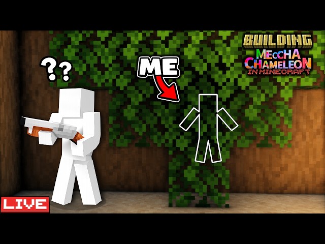 🔴 LIVE: Making a MECCHA CHAMELEON Minecraft Map From Scratch