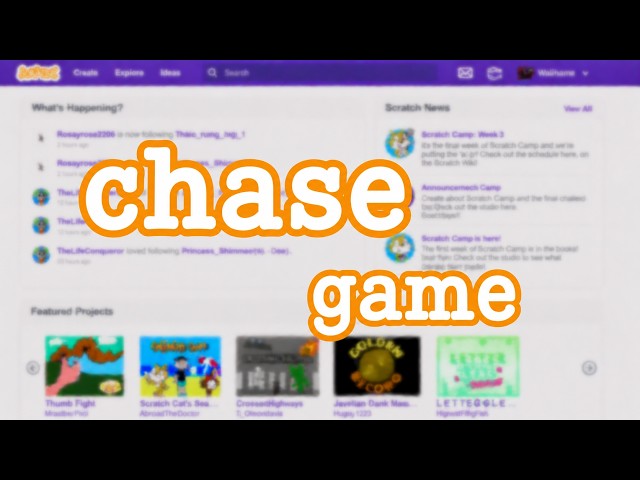 Coding a Chase Game in Scratch — Can You Escape?