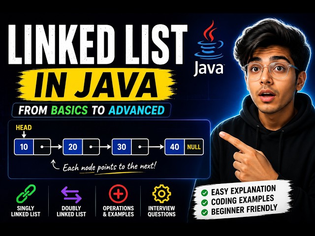 LinkedList in 3 minutes (JAVA) | DSA | StackDefine
