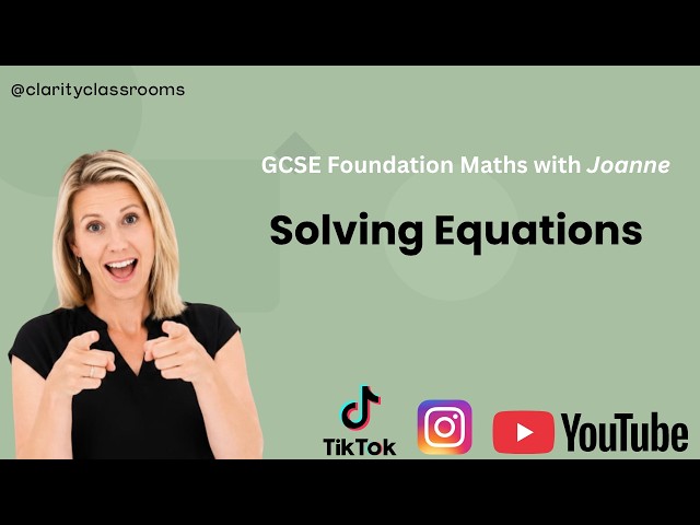 Solving Linear Equations | Brackets, Fractions & Variables on Both Sides | GCSE Maths