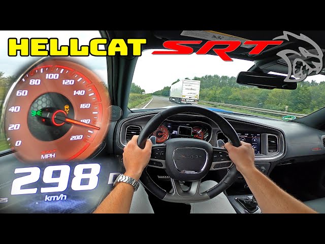 Dodge HELLCAT - US MUSCLE 🇺🇸 vs 🇩🇪 GERMAN AUTOBAHN