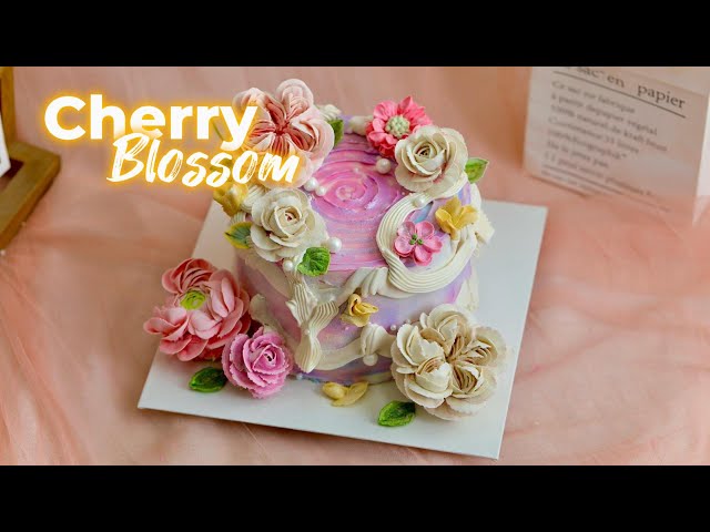 Cherry Blossom Cake Decoration: Step-by-Step Tutorial for a Stunning Sakura Cake at Home