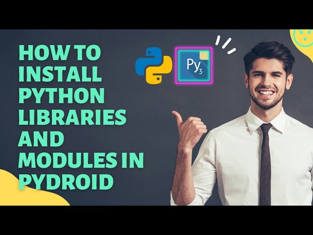 How To Install Python Libraries And Modules In Pydroid | Pip Function In Python | #pydroid #python