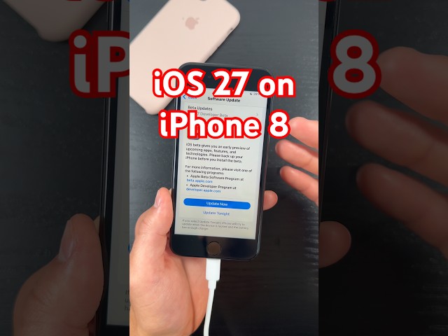 How to Get iOS 27 on iPhone 8!