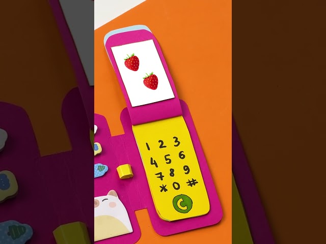 Paper Phone Fun!🥳📄🤩 Easy Craft You Can Play With! 📱