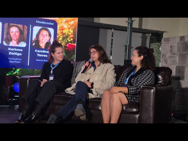 Panel de conversación "Mujeres innovando en el agro"