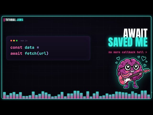 JavaScript async/await — Escape Callback Hell (Music Video)