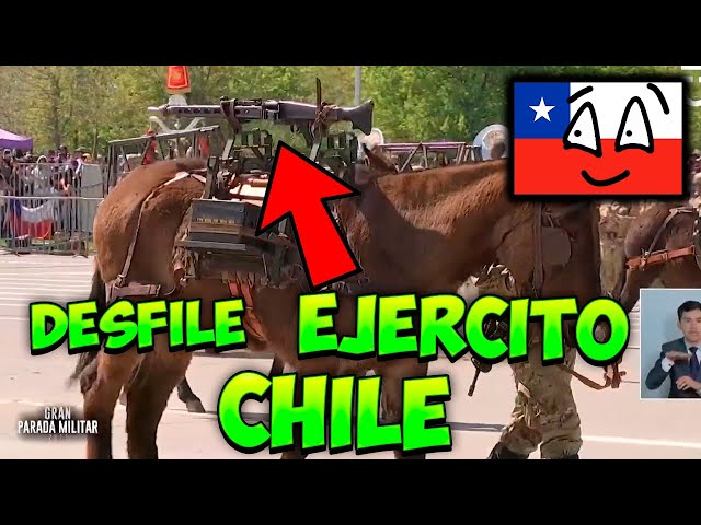 Military parade of Chile (2025) - Anti-aircraft donkeys