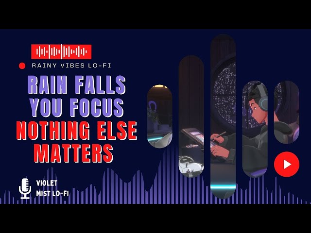 Lo-fi Focus Rain Playlist – Solo Work Session in the Rain