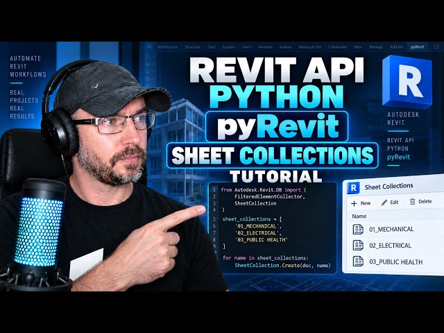 Create Sheet Collections in Revit with pyRevit | Revit API Python Tutorial