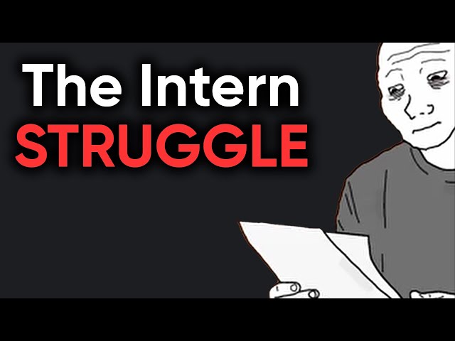 Why It SUCKS To Be A Tech Intern...