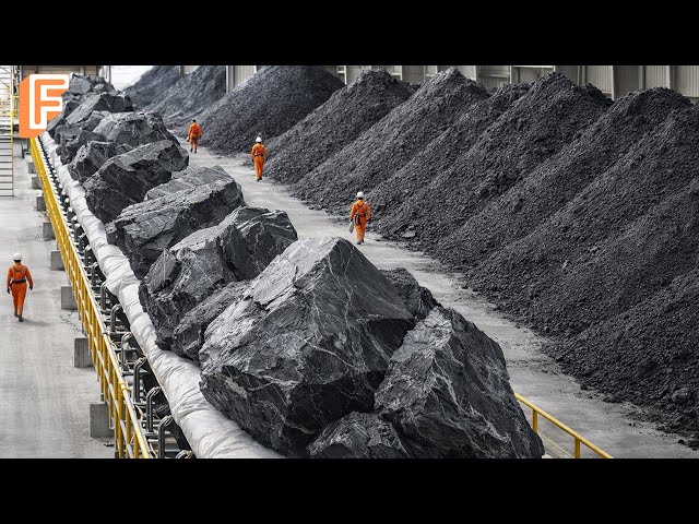 How Graphite Is Made Inside A Massive Industrial Refining Processing Factory