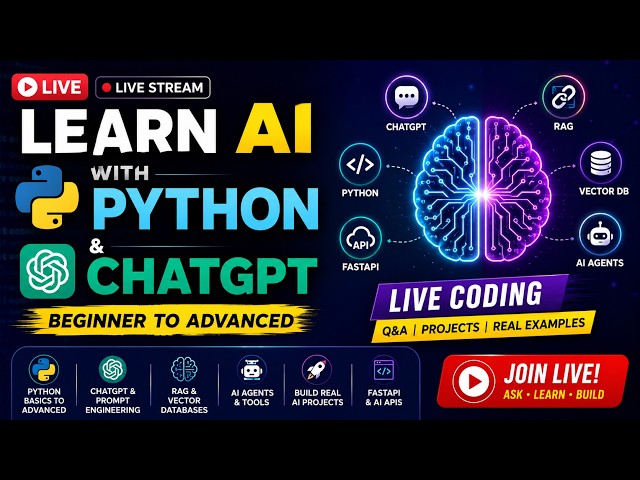 Master AI with Python & ChatGPT | Basic to Advanced