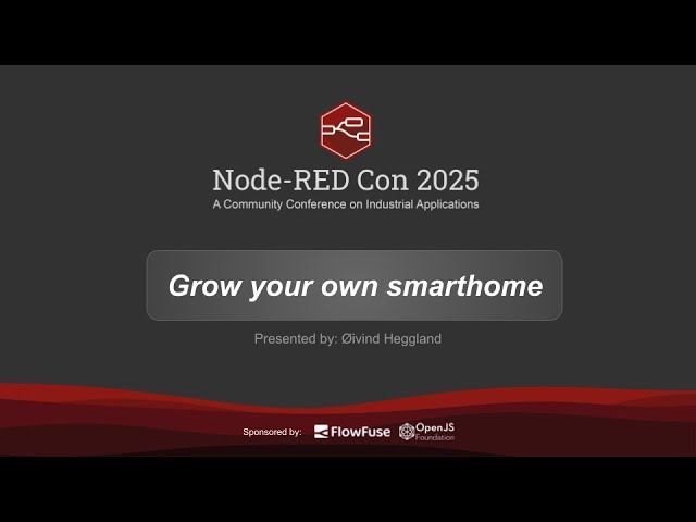 Grow your own Smart Home (try to keep the WAF factor) by Øivind Heggland