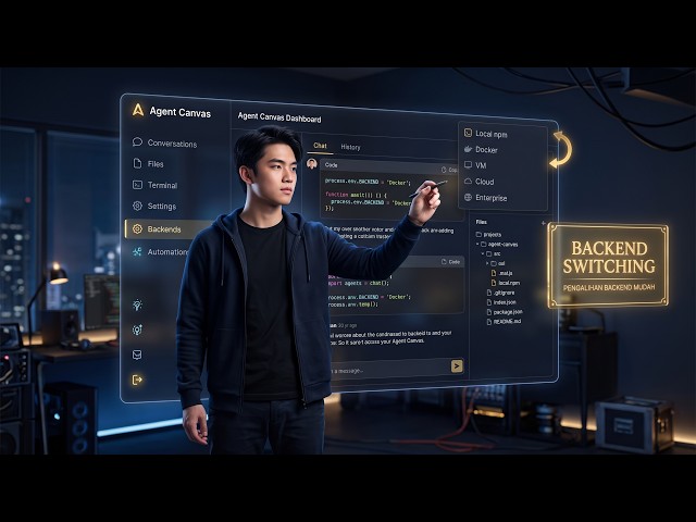 Agent Canvas: One Browser UI to Manage All AI Agents + Backend Switching Demo