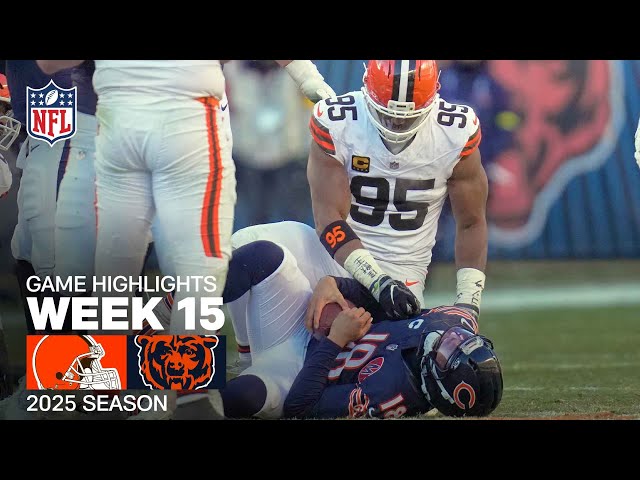 Cleveland Browns vs. Chicago Bears Game Highlights | NFL 2025 Season Week 15