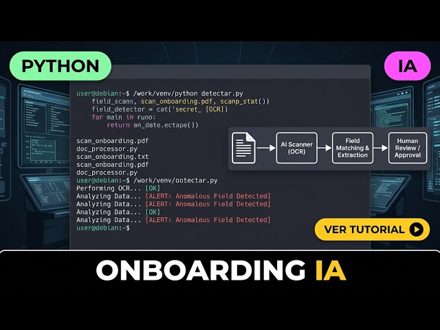 Cómo automatizar el onboarding de empleados con IA en Python