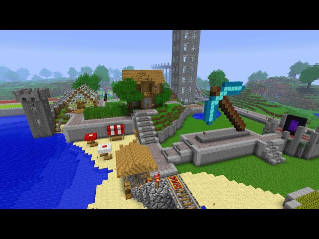 Minecraft Beta World Tour (1.5 Years!) - Beta 1.7.3