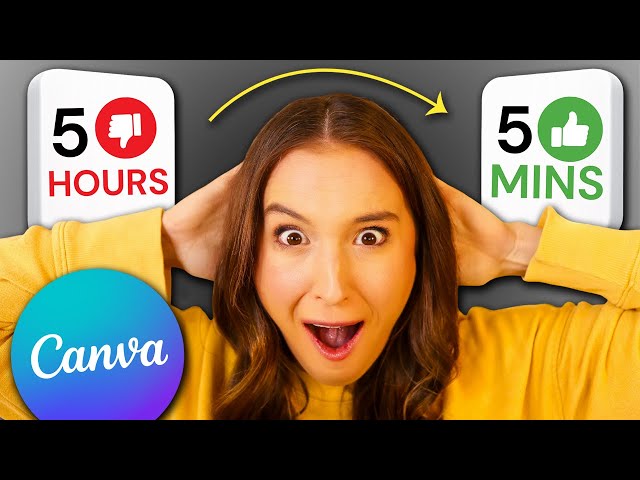 I'll save you HOURS of work in 17 minutes with these insane Canva shortcuts