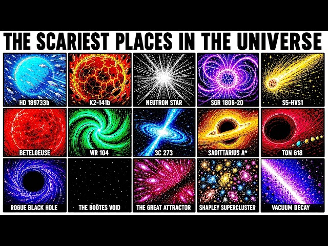 The SCARIEST Places In The Universe Explained in 11 Minutes