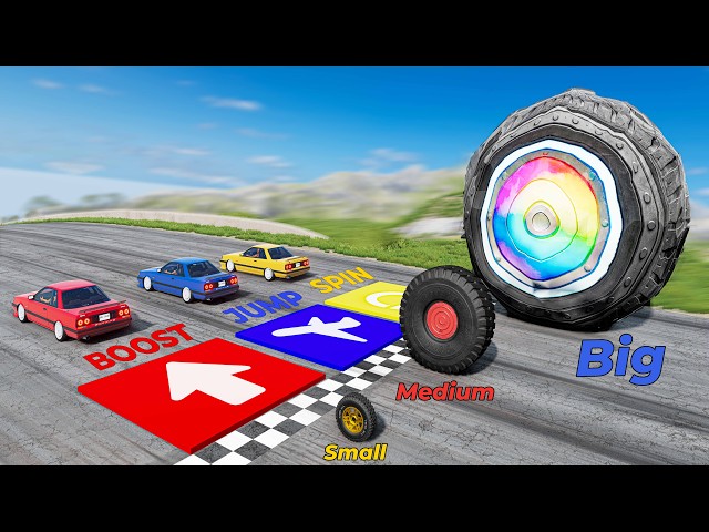 Wheels vs Chaos Pads - Beamng drive