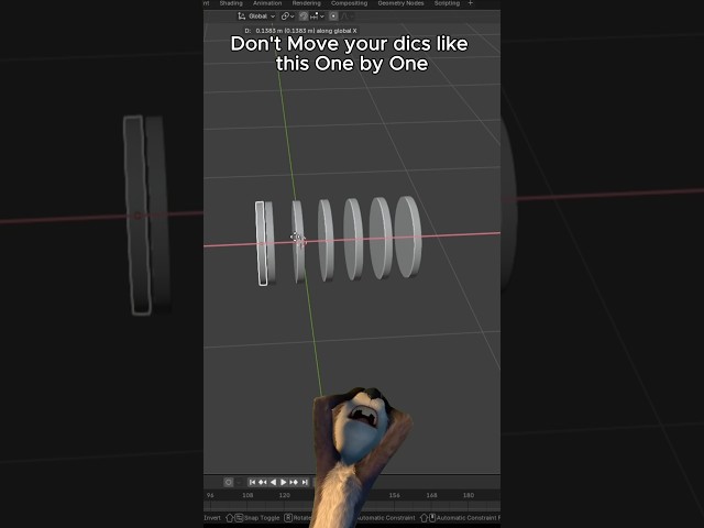 STOP Moving Objects One by One in Blender! 😳🔥