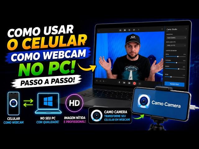 How to Use Your Phone as a Webcam on PC (Step-by-Step)🎥📱