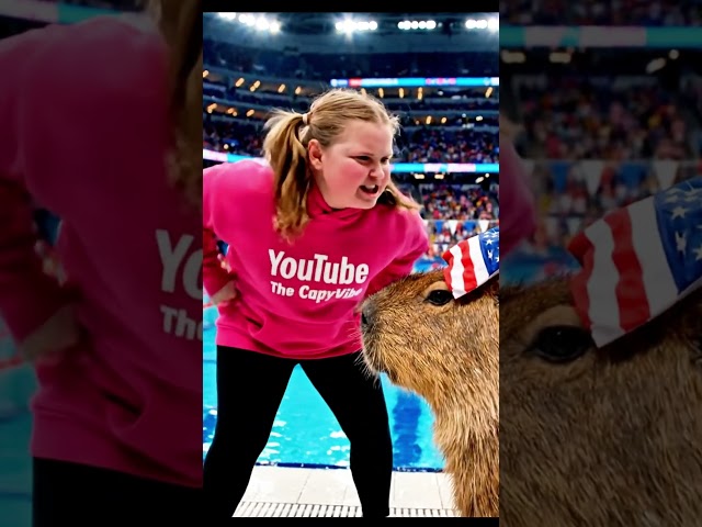 Emma Tried to Beat Capybara With a Dog Color Trick #capybara