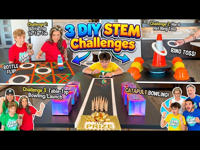 3 DIY STEM Challenges for family fun