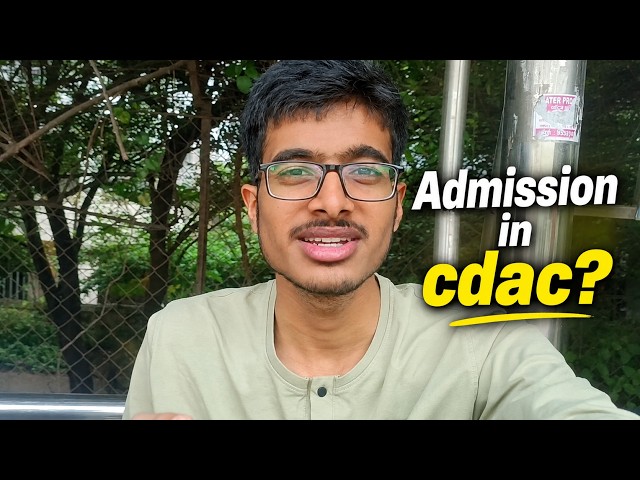 Admission in CDAC