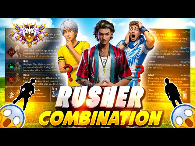 Don't try this New combo 💀💀🔥 | br rank best character combination | best character skill for br rank