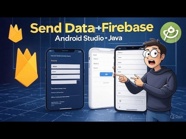 Send Data to Firebase Realtime Database 🔥 | Android Studio Java Full Tutorial