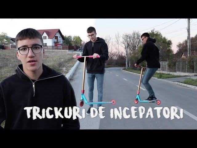 5 TRICKURI DE TROTINETA PENTRU INCEPATORI