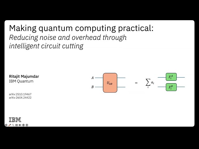 QuCS Lecture77: Dr. Ritajit Majumdar(IBM India), Making quantum computing practical