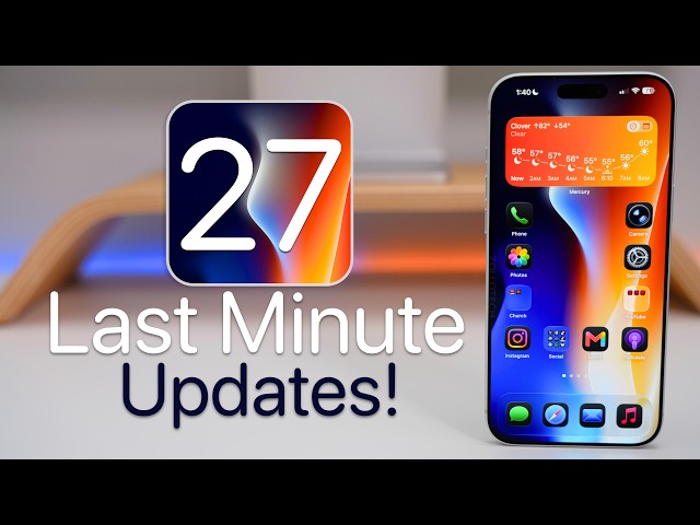 iOS 27 - Every Feature Expected!