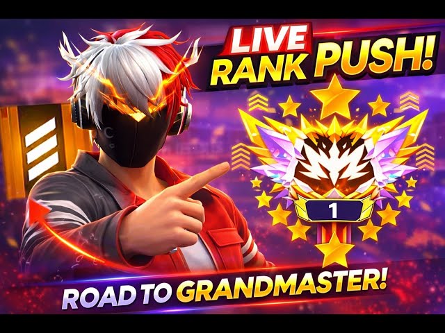 🔴​[LIVE] RANK LIVE Start ​🤫Join Fast Free Fire Live​📈​FUN