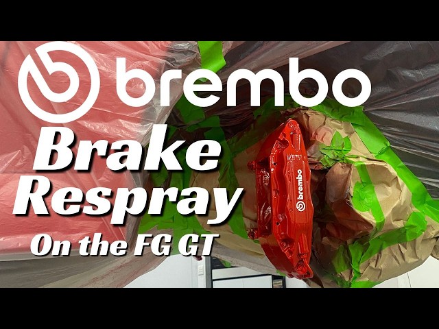 Paint Stripping & Respraying Brembo Brakes on the Falcon FG GT